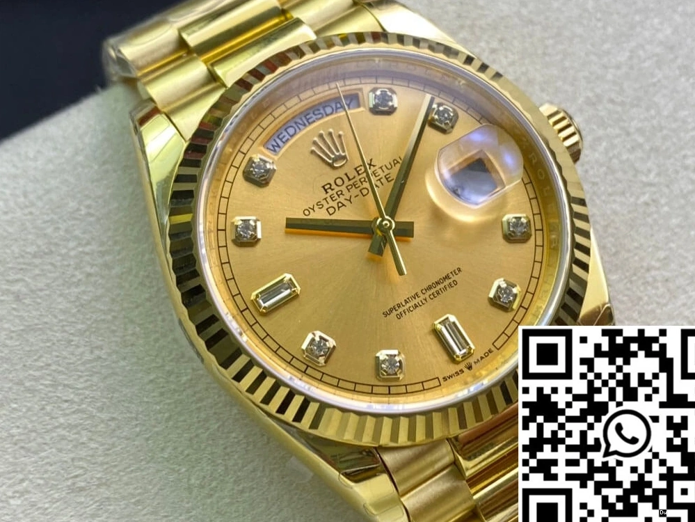 Rolex Gold Factory EW Champagne Yellow M128238-0008 Dial Day-Date 1116